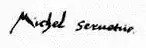 signature de Michel Servet