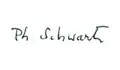 signature de Philipp Schwartz