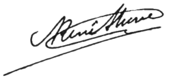 signature de René Sturel