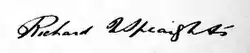 Signature de Richard Neville Speaight