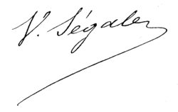 signature de Victor Segalen