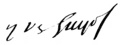 Signature de Yves Guyot
