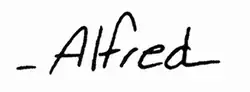 signature d'Alfred (auteur)