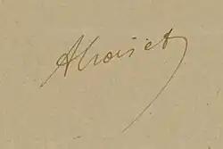 signature d'Alfred Croiset