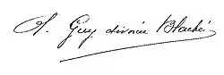 Signature de la personnalité