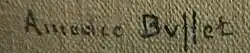 signature d'Amédée Buffet
