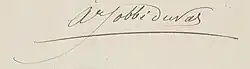 signature d'Auguste Henri Jobbé-Duval