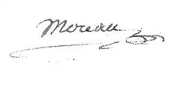 signature d'Étienne-Vincent Moreau