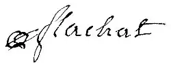 signature d'Antoine Flachat