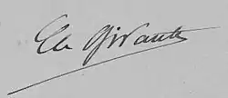signature de Charles Girault