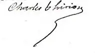 signature de Charles Thirion