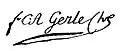 Signature de Antoine Christophe Gerle