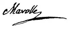 Signature de Claude Marolles