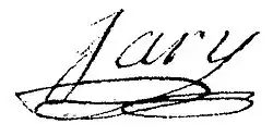 signature de François-Joseph Jary