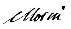 signature de François Antoine Morin
