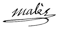 signature de Gabriel Malès