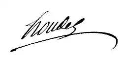 signature de Guillaume-Benoît Houdet