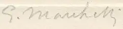 signature de Gustave Henri Marchetti