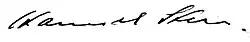 signature de Hannah Arendt