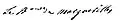 Signature de Jean-Antoine Teissier de Marguerittes