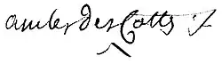 signature de Jean-Baptiste Aucler-Descottes