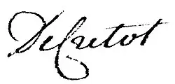 signature de Jean-Baptiste Decrétot