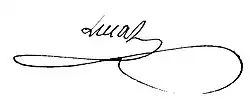 signature de Jean-Baptiste Joseph Lucas