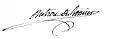 Signature de Jean-Félix Dutrou de Bornier