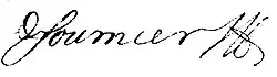 signature de Jean-François Fournier de La Pommeraye