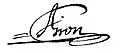Signature de Jean-Marie Bion