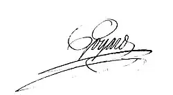 signature de Jean-Joseph Goyard