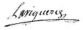 Signature de Jean Laviguerie