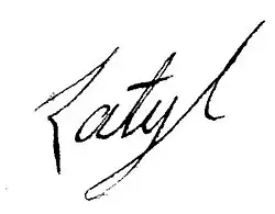 signature de Jean Paul Marie Anne Latyl