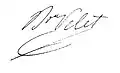 Signature de Joseph Pelet de Lozère