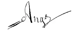 signature de Louis-Hector-Amédée Angot
