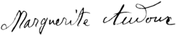 signature de Marguerite Audoux
