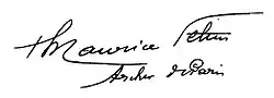 Signature de Maurice Feltin