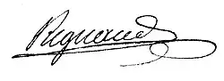signature de Michel Regnaud de Saint-Jean d'Angély