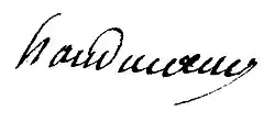 signature de Nicolas Hauducœur