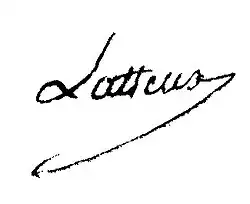 signature de Nicolas Latteux