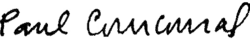 signature de Paul Courcoural