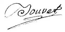 signature de Pierre-Étienne-Nicolas Bouvet-Jourdan