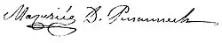 signature de Pierre-Louis Mazurié de Pennanech