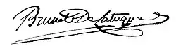 signature de Pierre Brunet de Latuque