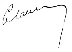 signature de Pierre Charles Causel