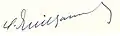 Signature de Pierre Guillaumat