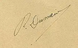 signature de René Dussaud