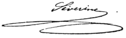 signature de Séverine
