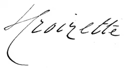 signature de Sophie Croizette