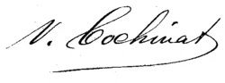 signature de Victor Cochinat